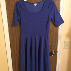 LuLaRoe Blue Rose Dress
